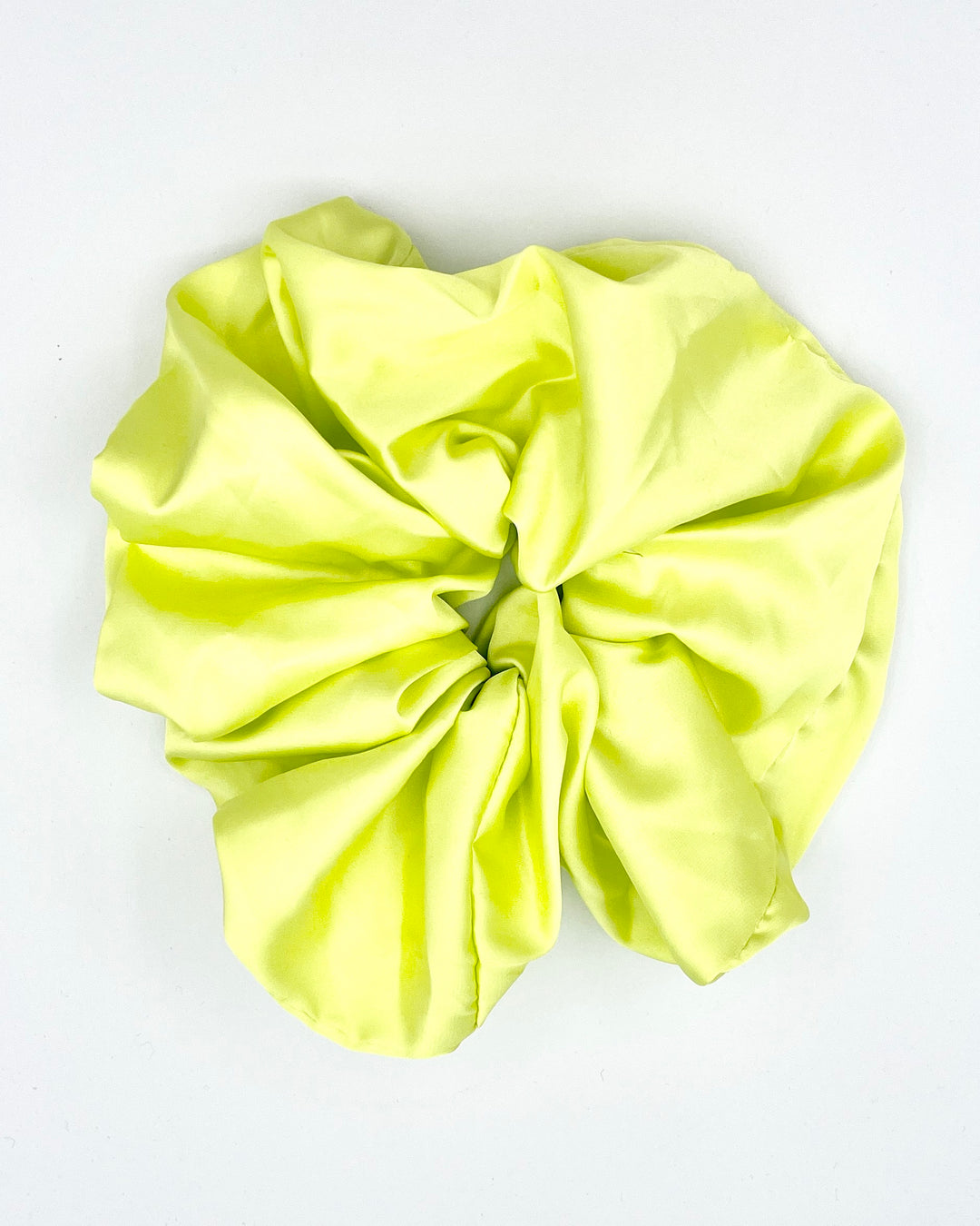 Neon Green Jumbo Scrunchie