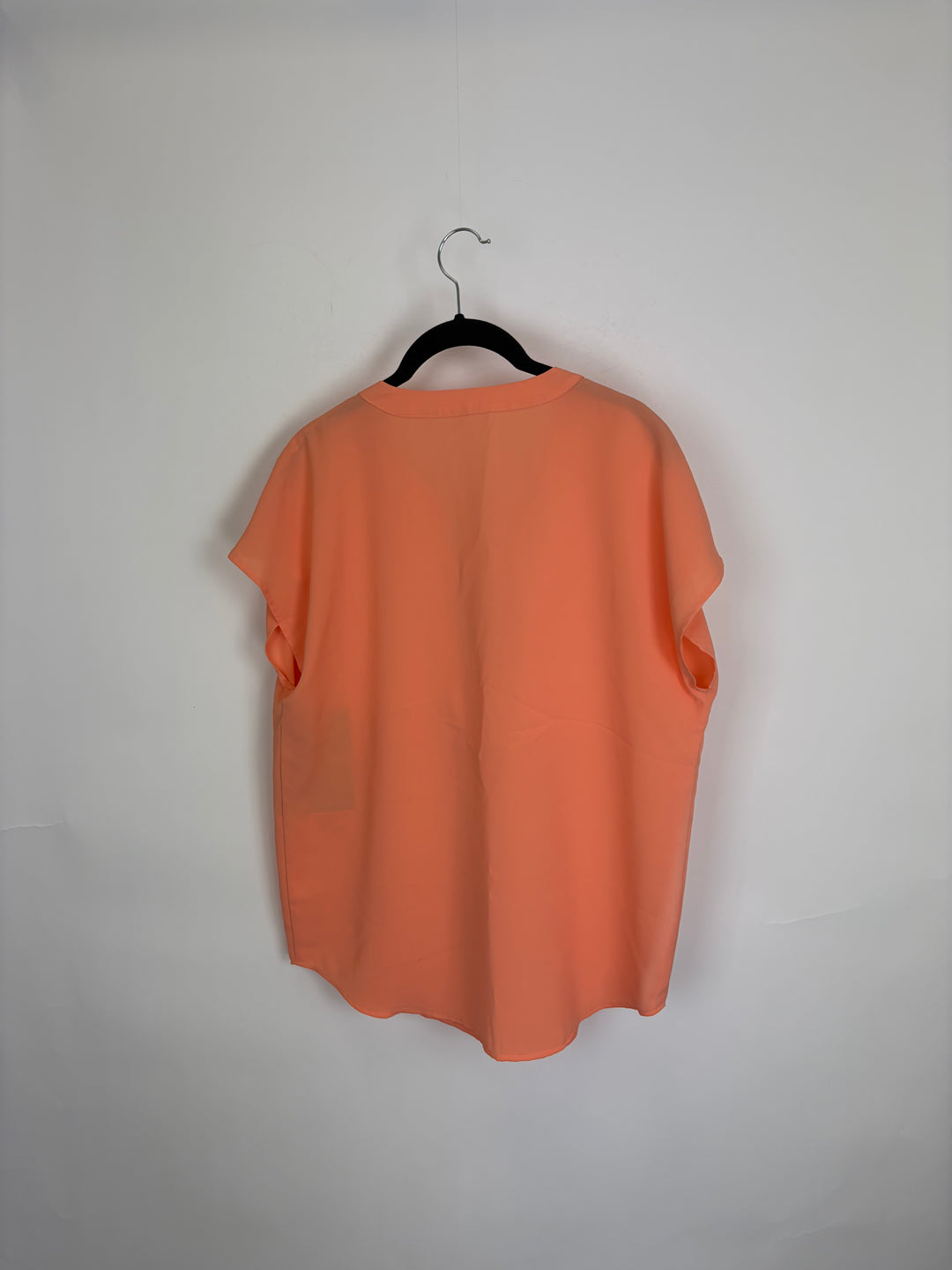 Peach Short Sleeve Blouse - Size 6/8