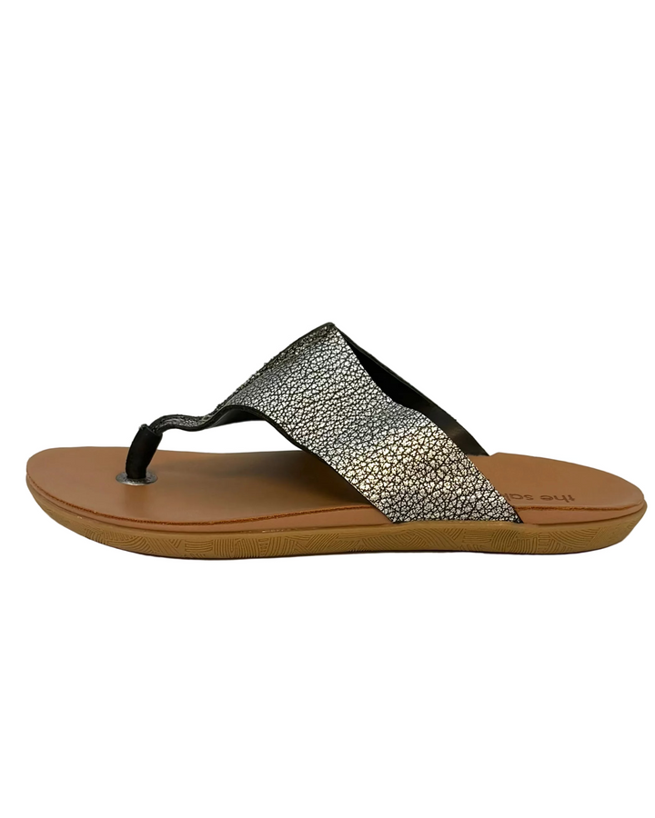 Silver Metallic Sandals - Size 7, 9, 10