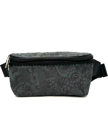 Grey Floral FannyPack