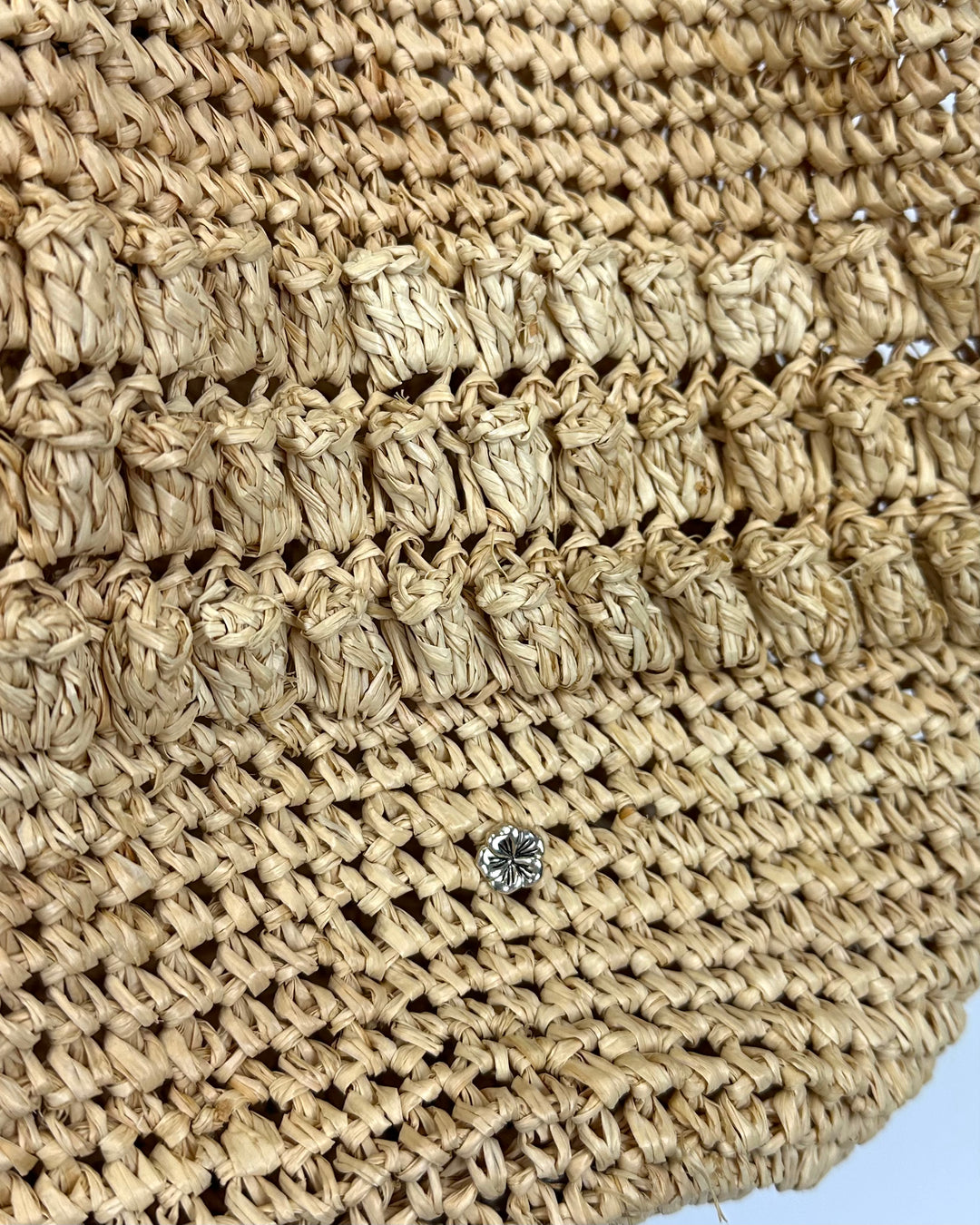 Florabella Tan Raffia Handbag