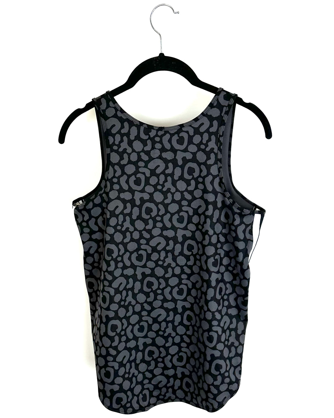 Black Cheetah Athletic Tank Top - Extra Small