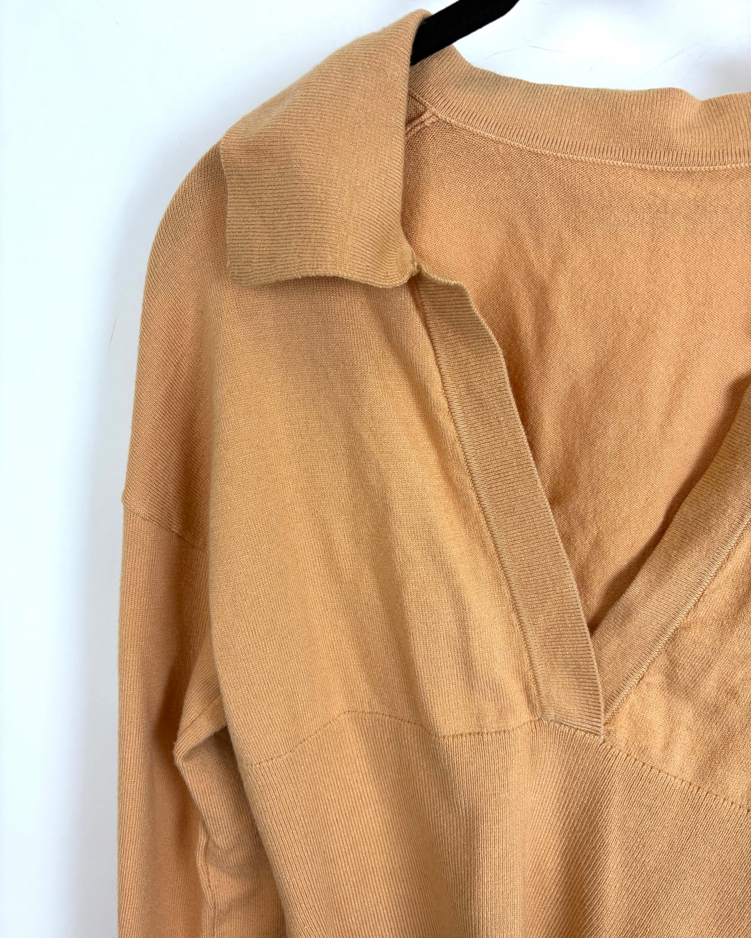 Orange Collared Top - Size 8/10