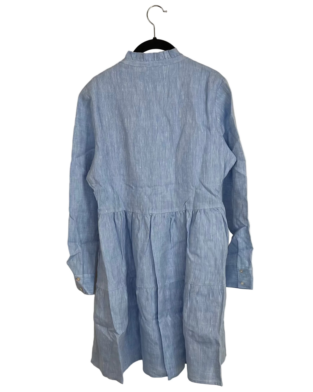 Light Blue Linen Dress - XS, S, M, L, XL