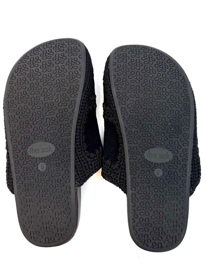 Black Embroidered Clog - Size 8, 9, and 10