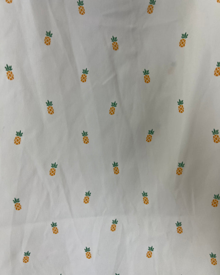 MENS Pineapple Button Down Shirt - Medium