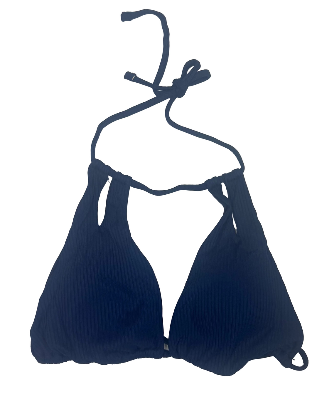Classic Blue Cut Out Bikini Top - Small