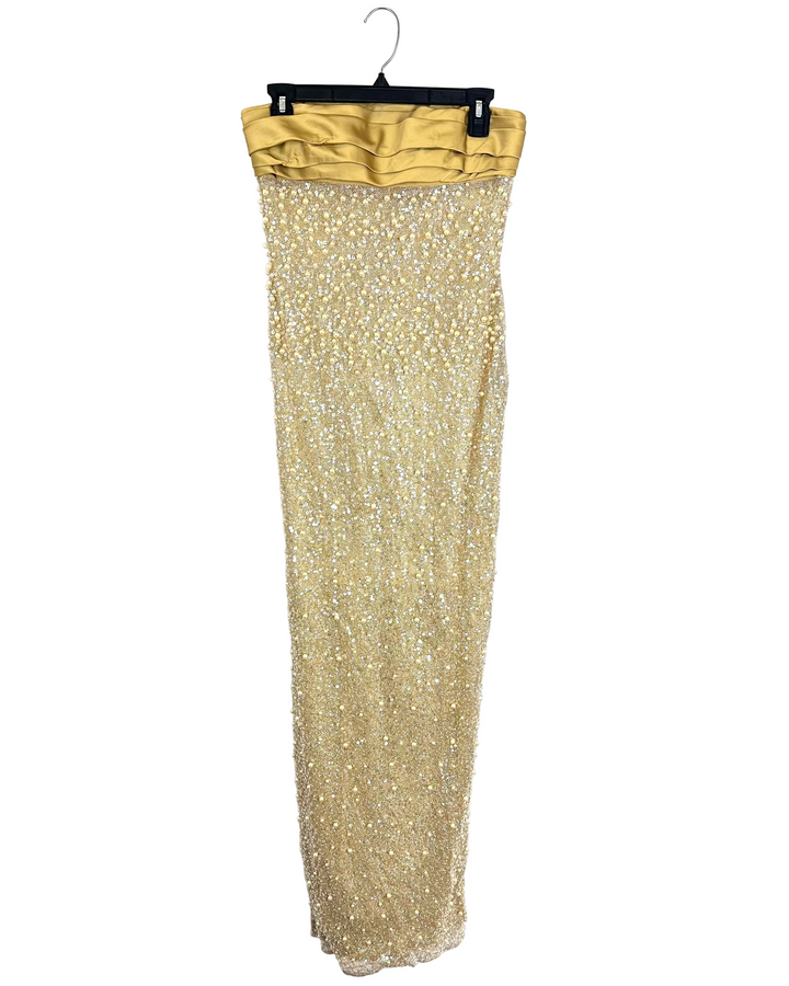 Miss Circle Gold Gown - Small