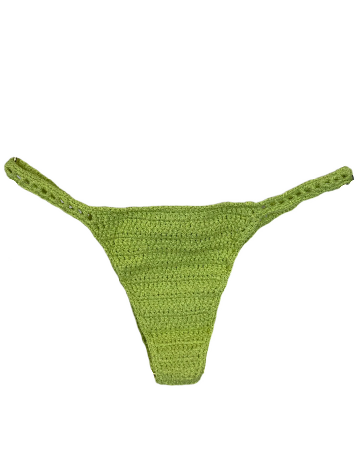 Neon Green Crochet Bikini Bottom - Extra Large and Extra Extra Large