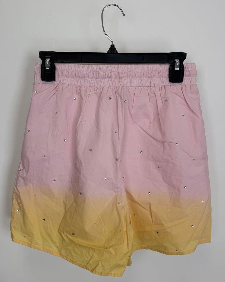Pink & Yellow Shorts - Size 2