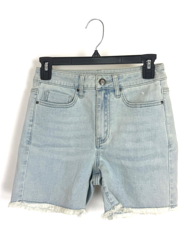 Sunlight Blue Frayed Shorts - Size - and Size 2