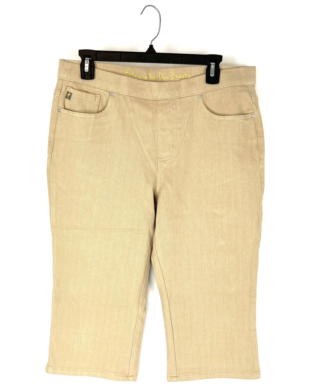 Khaki Capris - Size 12/14