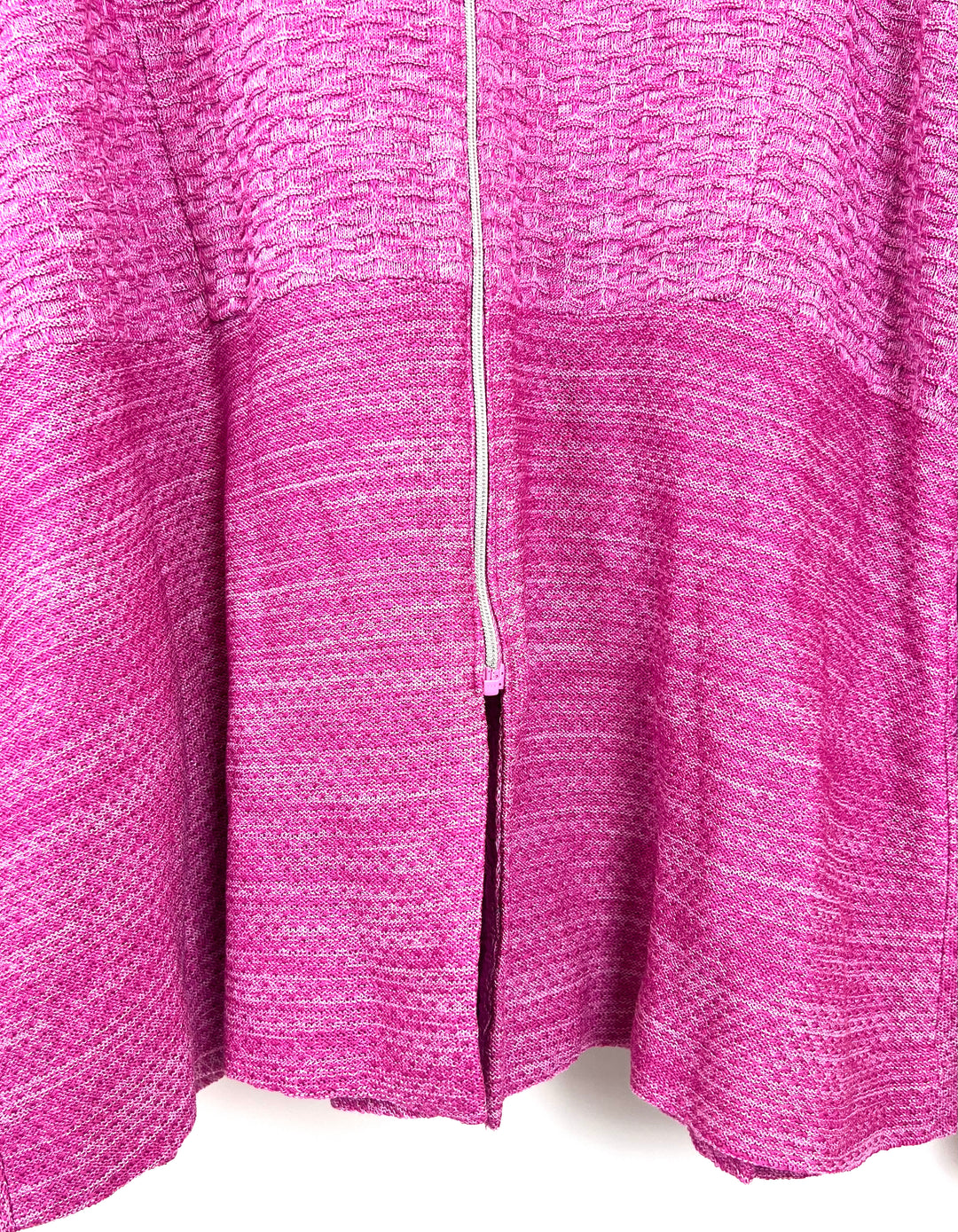 Magenta Pink Zipper Sweater - Size 14/16 Petite