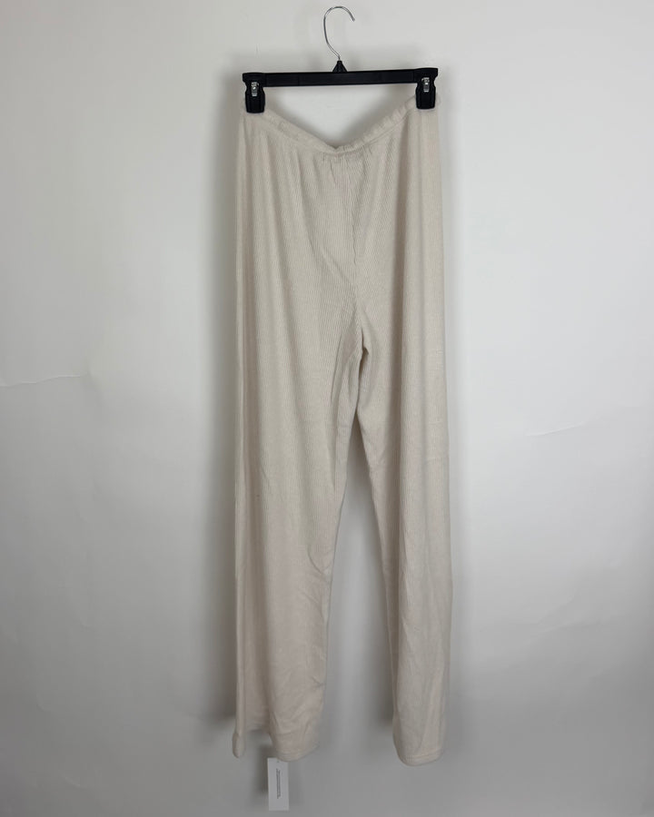 Bone Gray Soft Pants - 2/4, 4/6