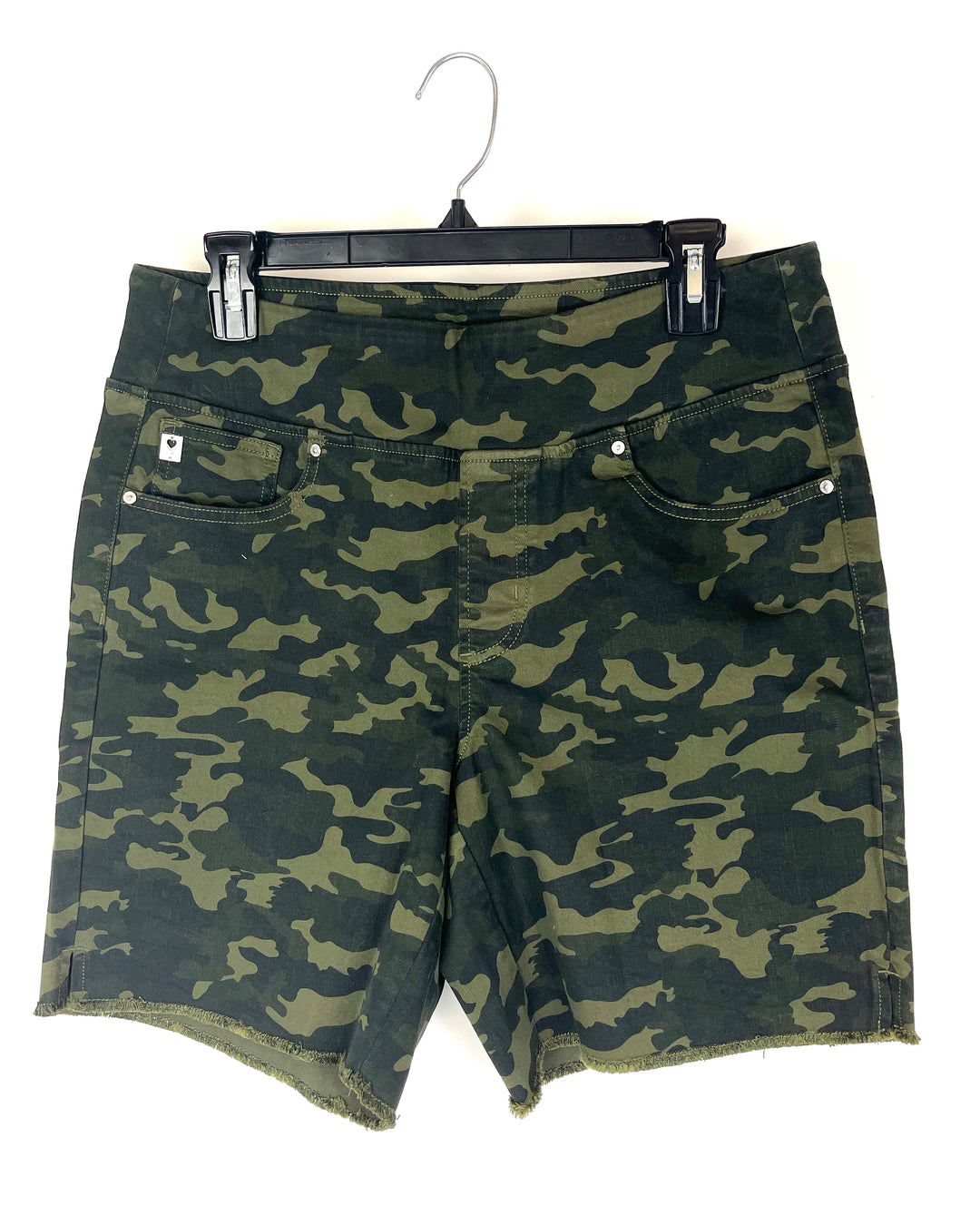 Green Camo Shorts - Size 12/14