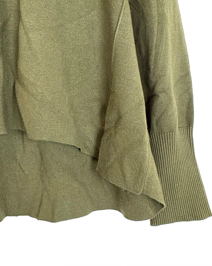 Green High Low Sweater - Size 6/8
