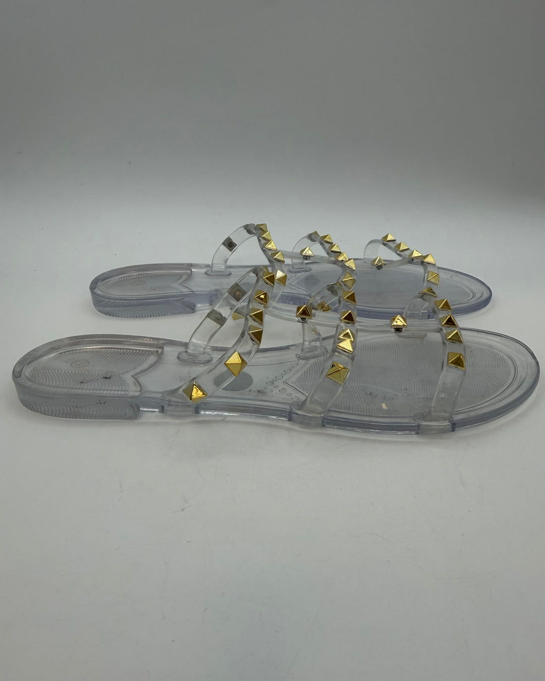 Clear Jelly Sandals - Size 9