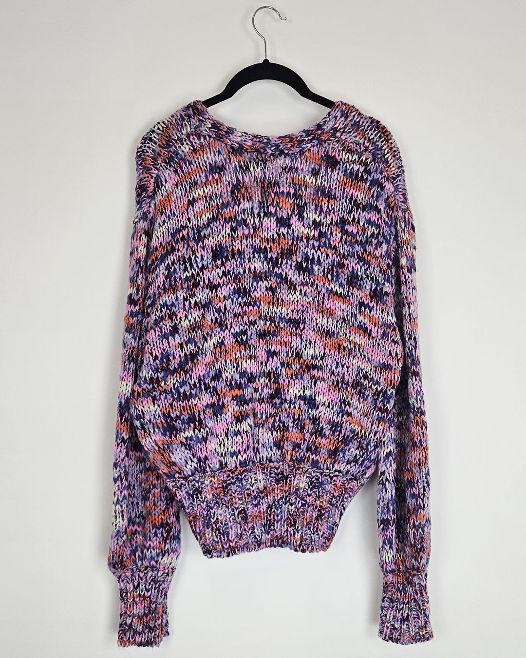 Purple, Orange and White Knit Top - Size 4/6