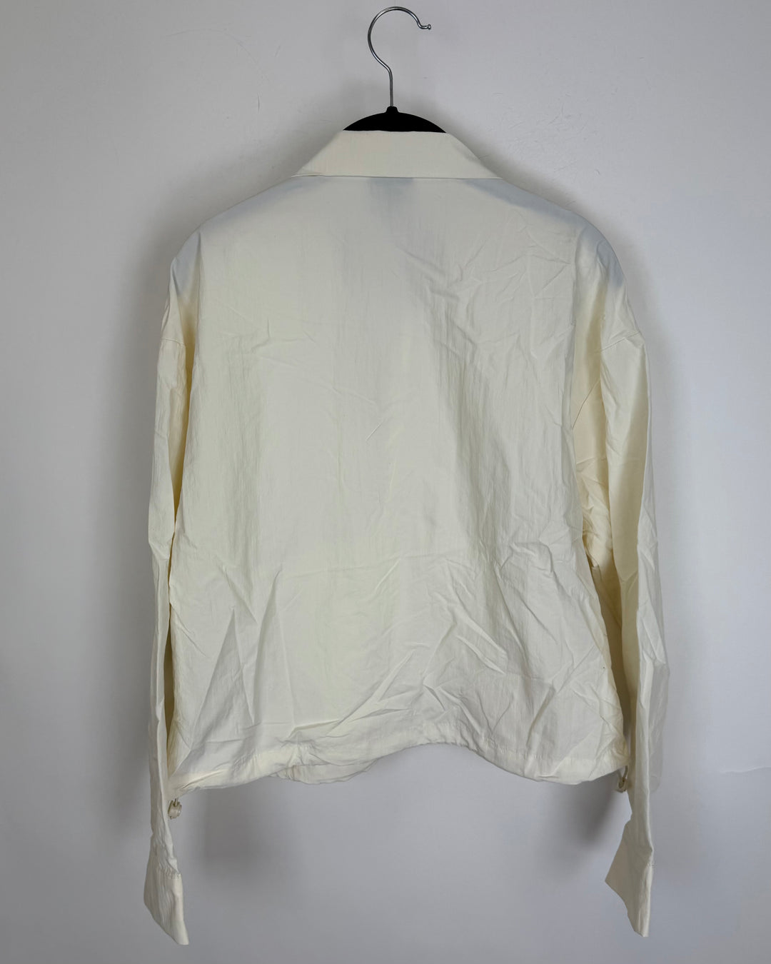 Ivory Nylon Jacket - Size 0/2, 8/10, 16/18, and 20