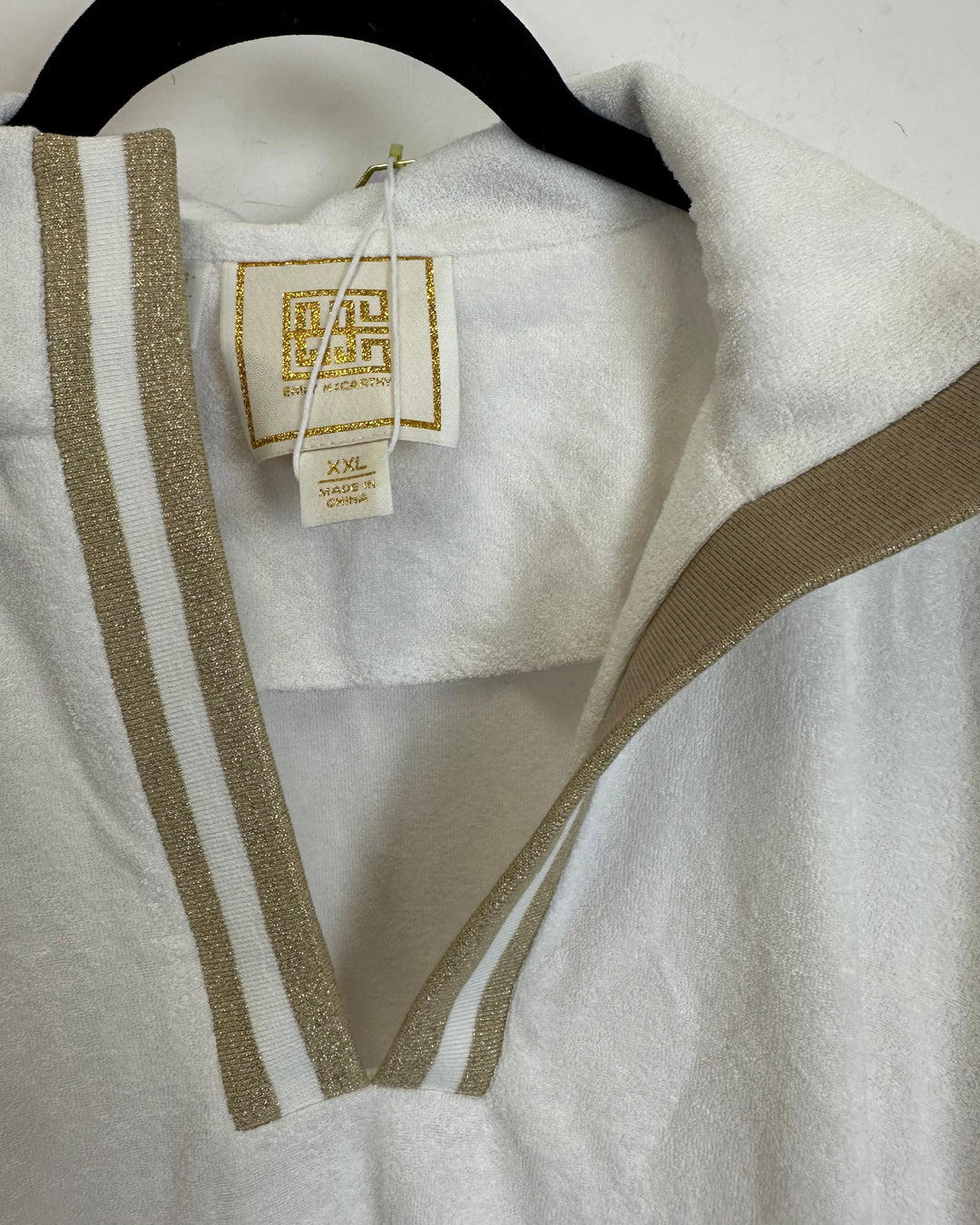 Off White Cropped Top - Extra Extra Large