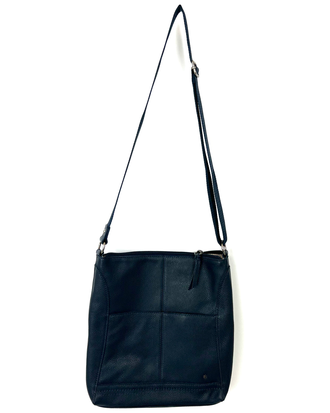 Blue Leather Crossbody/Shoulder Bag