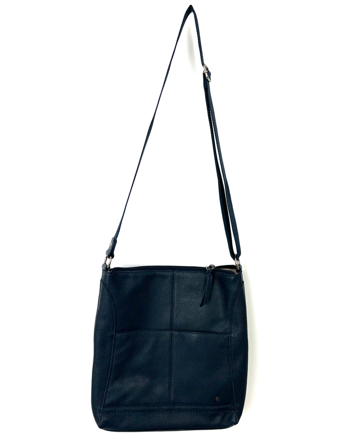 Blue Leather Crossbody/Shoulder Bag