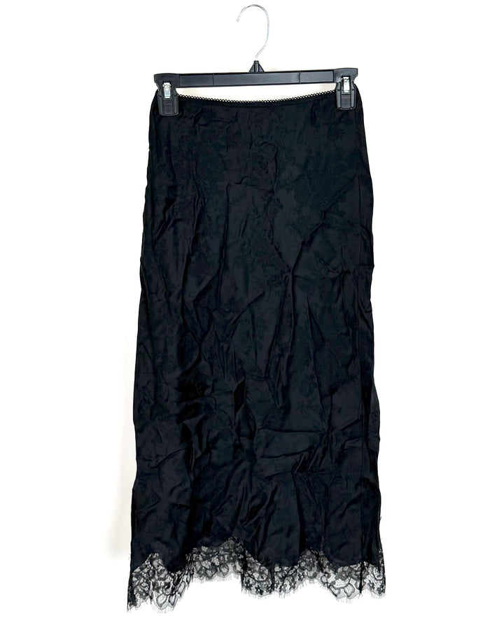 Black Lace Skirt - Size 0/2