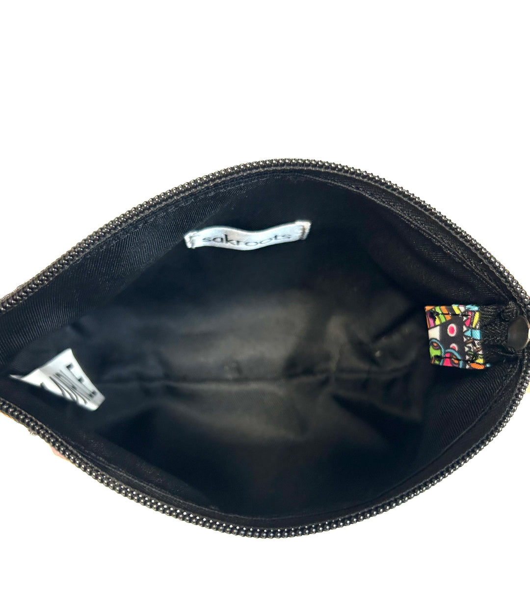 Multicolor Neon Abstract Design Small Pouch