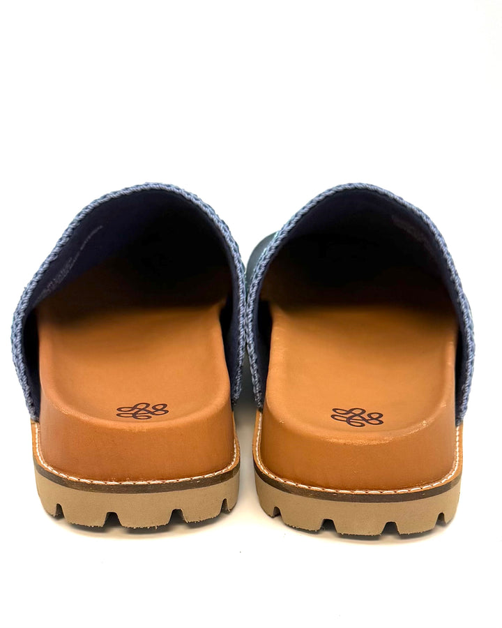 Blue Suede Clogs - Size 8, 9 and 10