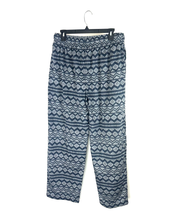 Grey Fleece Pajama Pants - Size 10/12