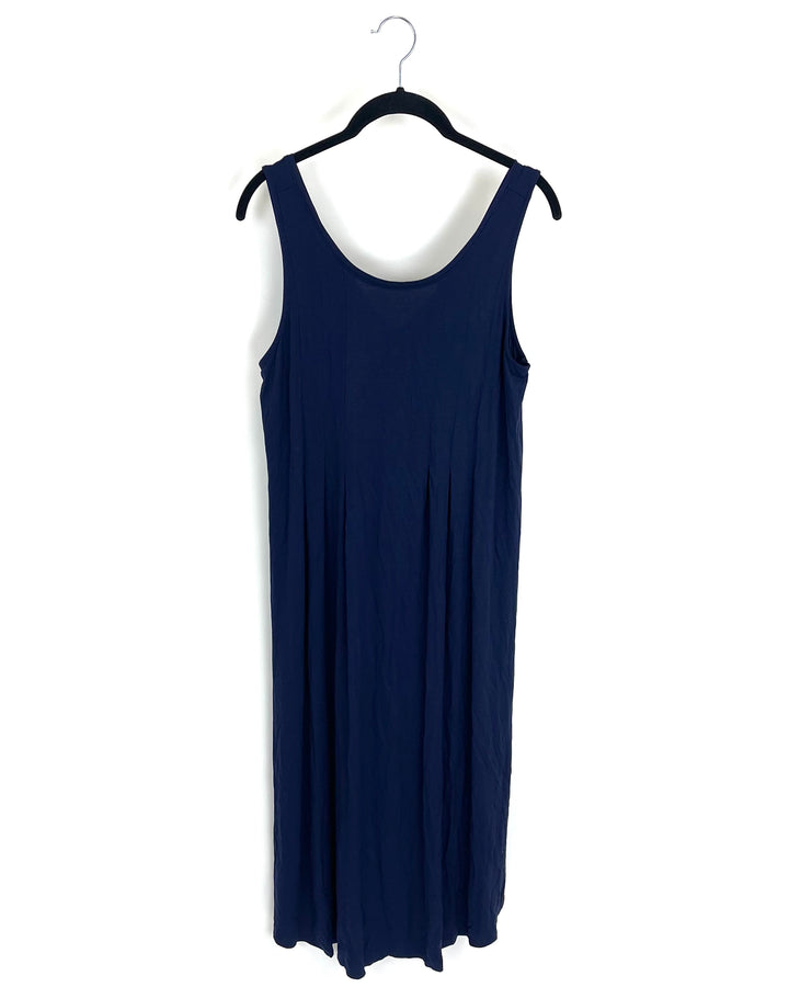 Navy Blue Lounge Dress - Size 6/8