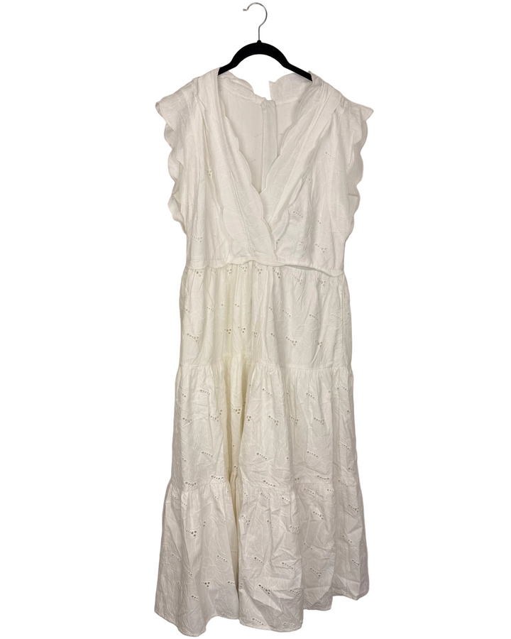 White Eyelet Dress - Size 8/10