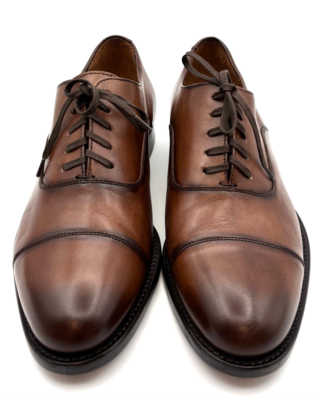 MENS Pecan Brown Leather Dress Shoes - Size 8.5 and 10 The Fashion Foundation MENS Pecan Brown Leather Dress Shoes - Size 8.5 and 10 The Fashion Foundation