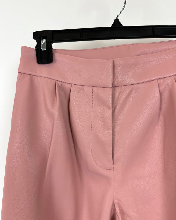 Light Pink Faux Leather Pant - Size 2, 4 and 6