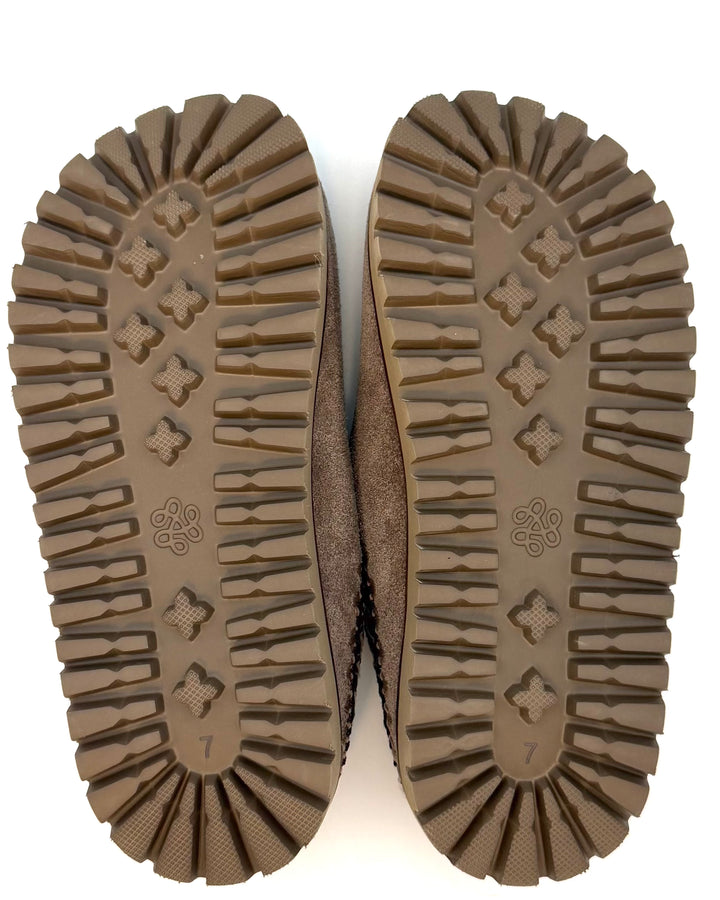 Smokey Taupe Plush Clogs - Size 6, 7, 9 and 11