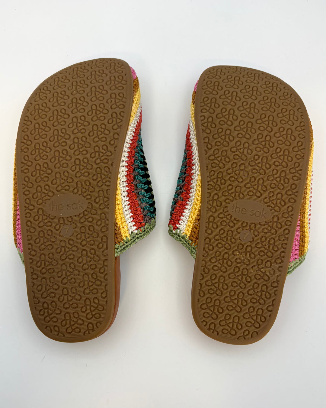 Colorful Crochet Clogs -  Size 7, 9, 10