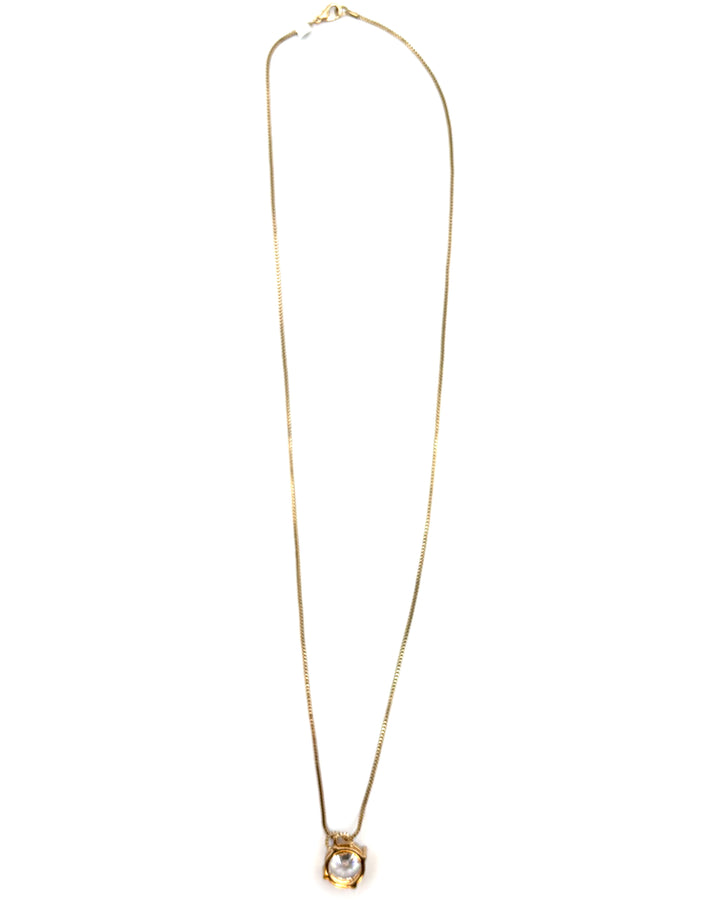 Gold Gemstone Necklace