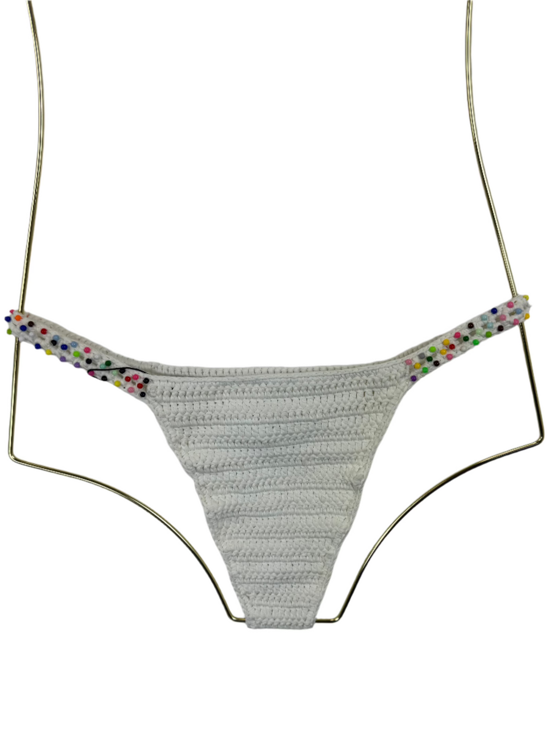 White Crochet Bikini Bottom - Size 8/10 and 12/14