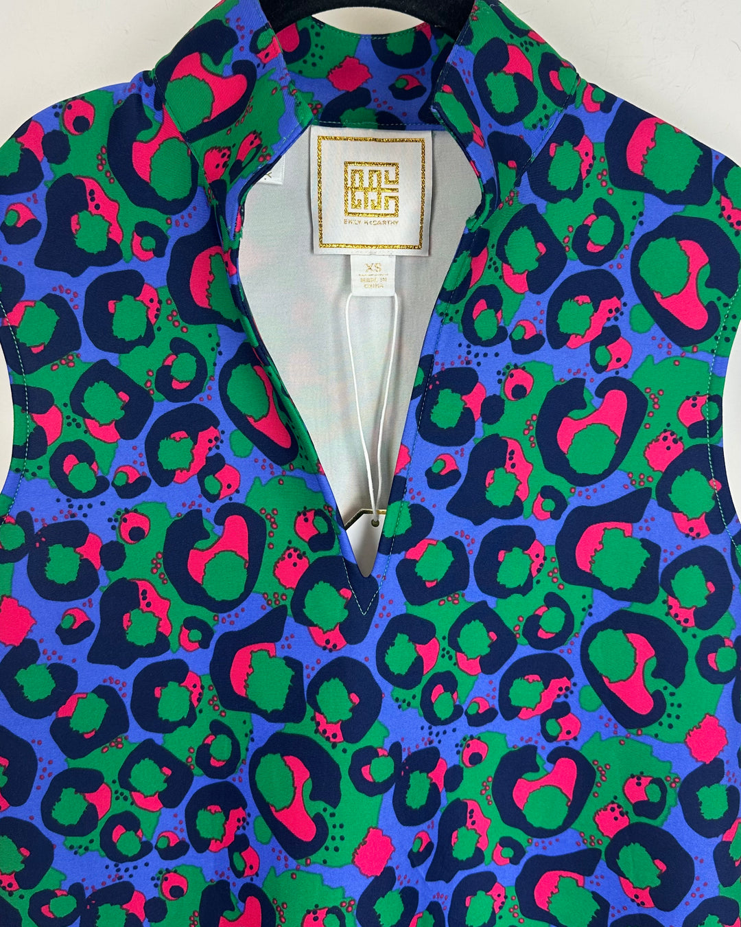 Green & Purple Cheetah Scuba Tank Top - Extra Small