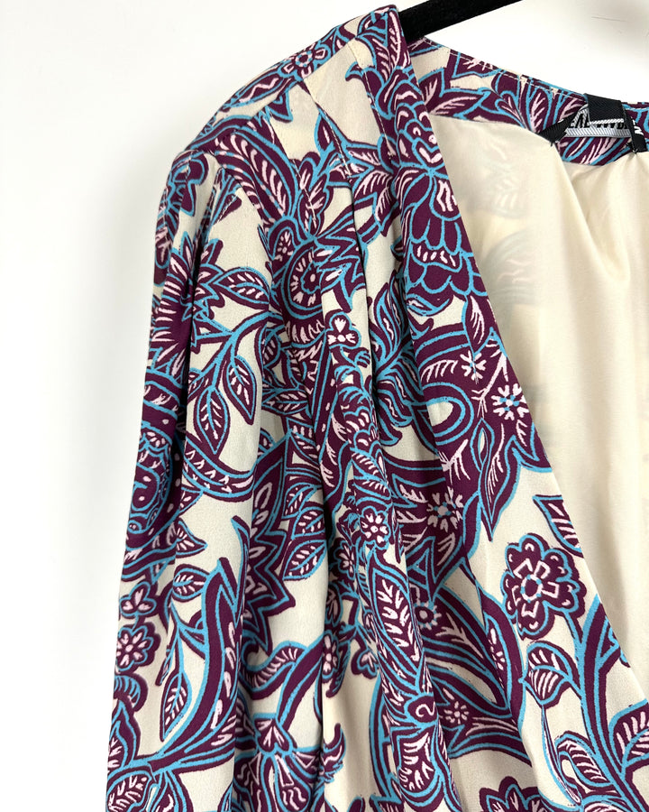 Floral Flowy Mini Dress - Size 4/6