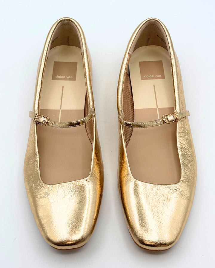 Dolce Vita Gold Flats - Size 8.5