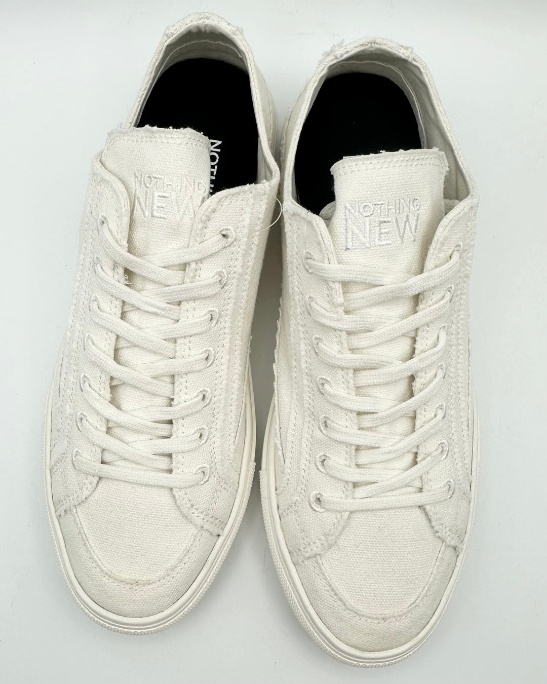 White Canvas Sneaker - Size 6