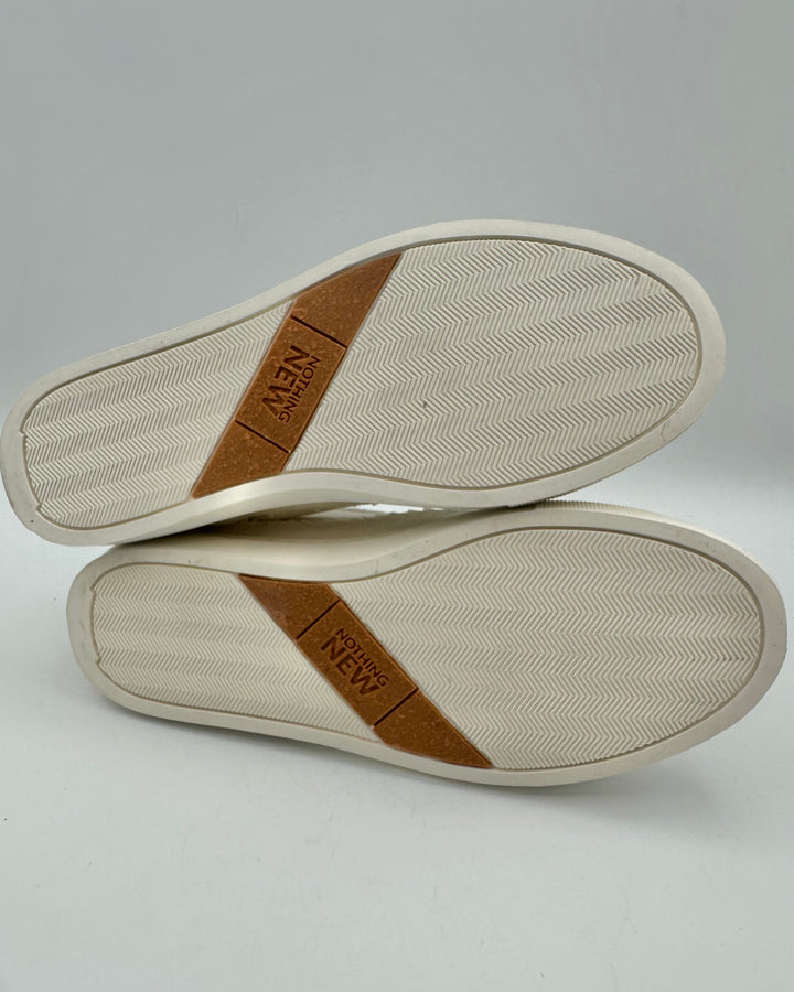 White Canvas Sneaker - Size 6