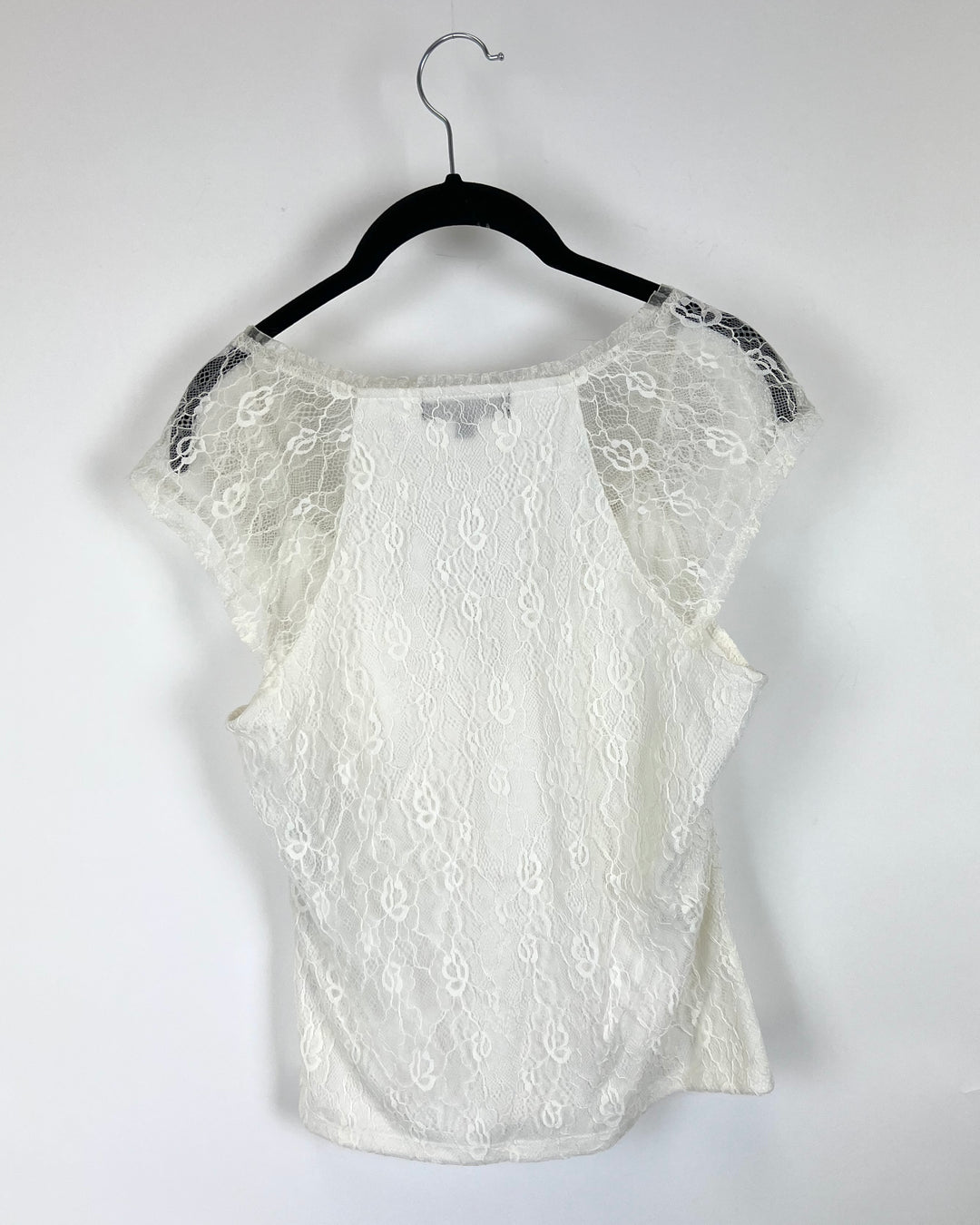 White Lace Top - Medium