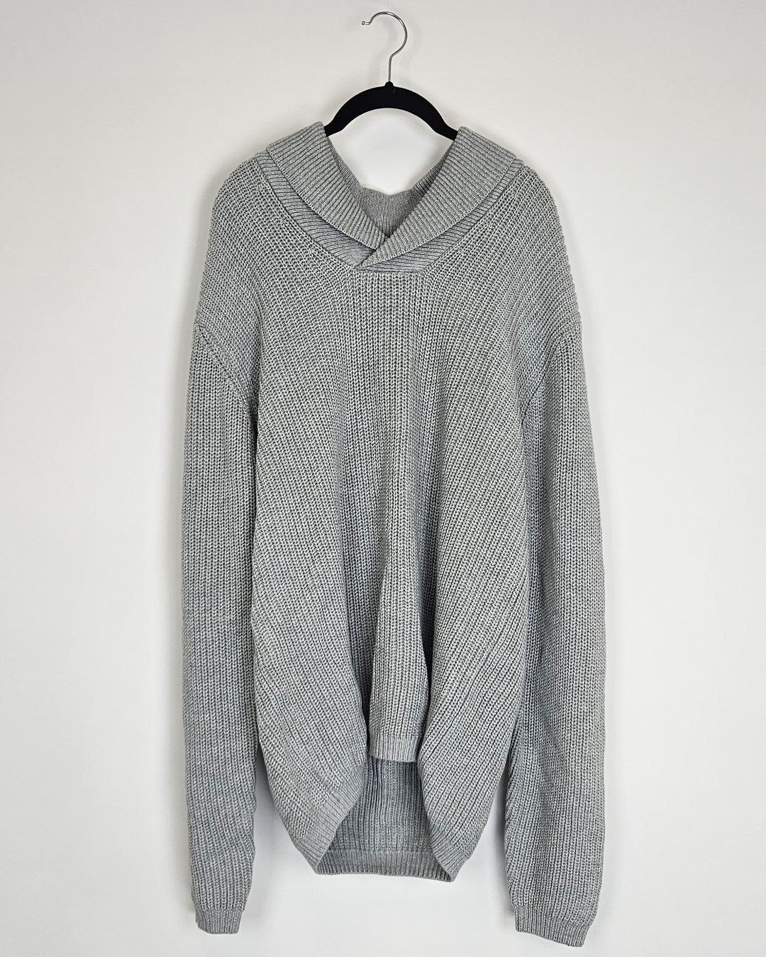 Gray Knit Tunic Sweater - Size 6/8