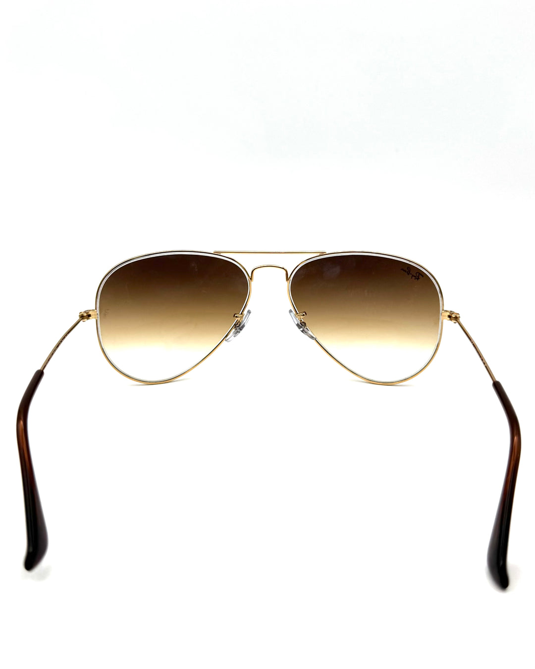Ray Ban Brown Gradient Aviator Sunglasses