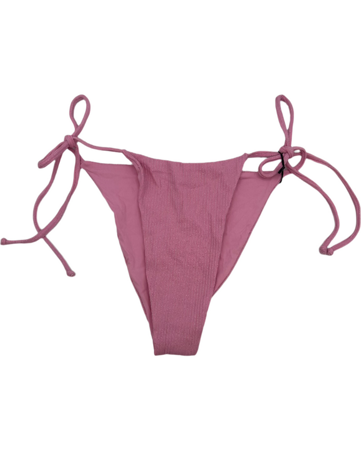 Pink Metallic Ultra Cheeky Bikini Bottoms - S, M, L, XL, XXL