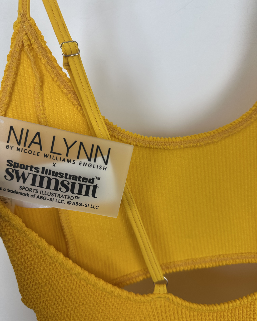 Dark Yellow Textured One Piece - XS, S, M, L, XL