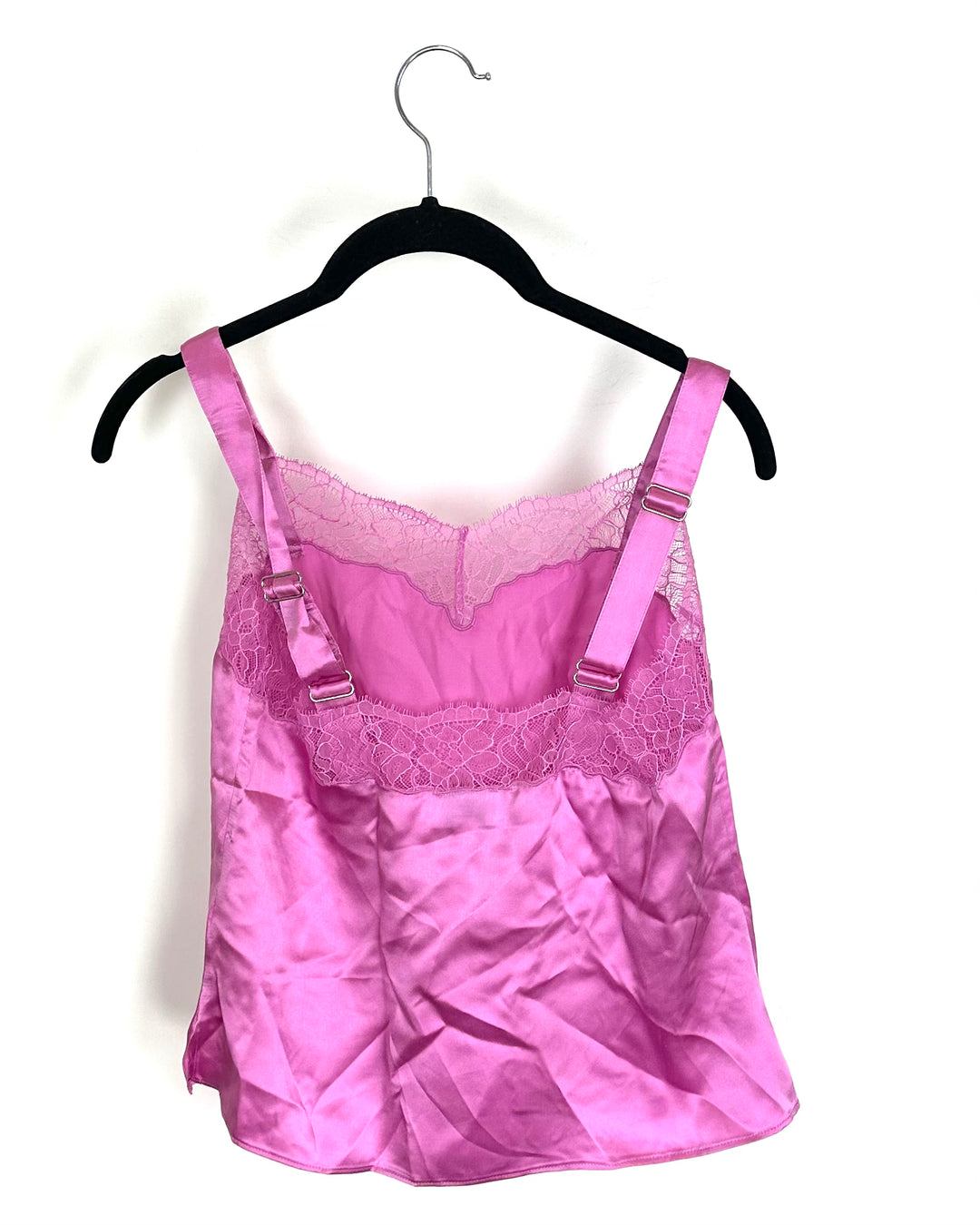 Hot Pink Lace Trim Cami - Size 00/0