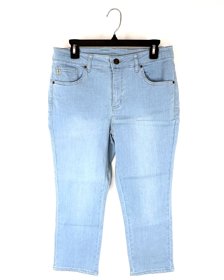 Cropped Denim Jeans - Size 12